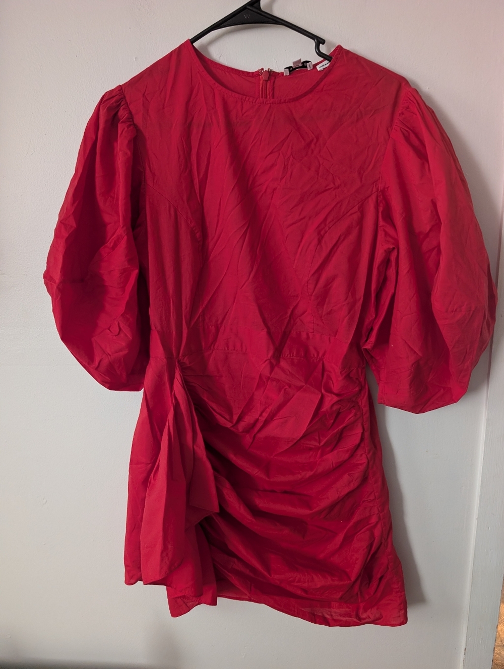 Rhode‎ Pia Mini Chili Red Cotton Dress Women's Size Small - Picture 4 of 11